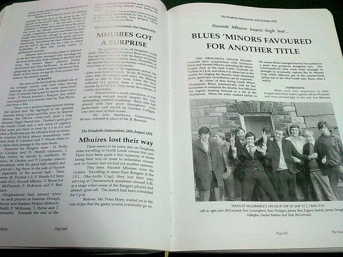 The Naomh Mhuire Story 1946-1994 Ireland Irish GAA Drogheda Louth local history