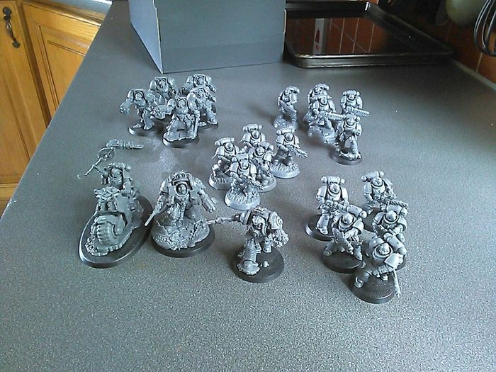 warhammer 40k Space marine combat patrol plus extras