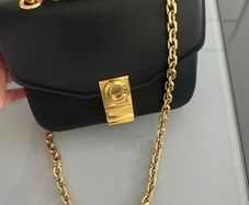 Celine handbag-shiny calfskin small C
