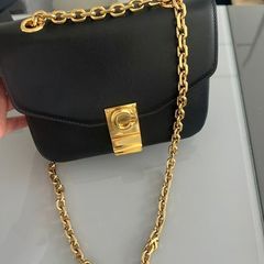 Celine handbag-shiny calfskin small C