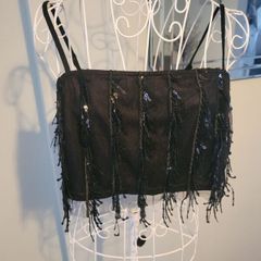 tassle crop top