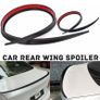 1.2 m black rear car spoiler with 3m adhesive Image 2