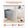 Pullout Trash Can for Kitchen Cabinets, Garbage Waste Recycling Bin, Under Mount Waste Container, with Heavy Duty Metal Image 6
