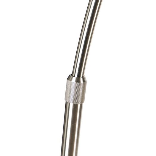 Chrome Arc Over Reach Lamps. Marble base. (Pair)