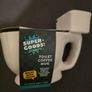 toilet design coffee mug novelty with ground coffee Image 2
