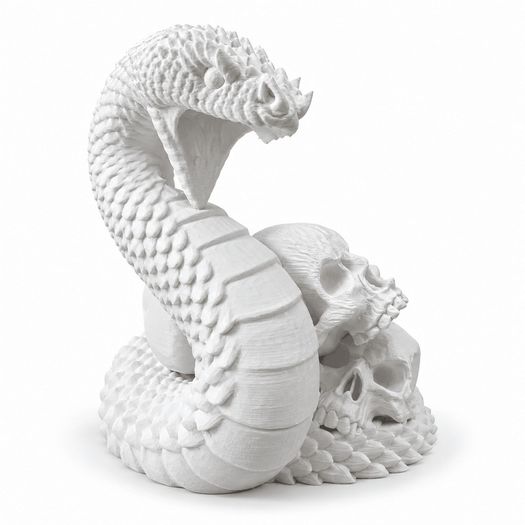 Snake and Skull PS5 Controller Stand - 3D