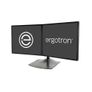 Ergotron DS100 Dual Monitor Desk Stand | Horizontal | Up to 24" Monitors Image 6