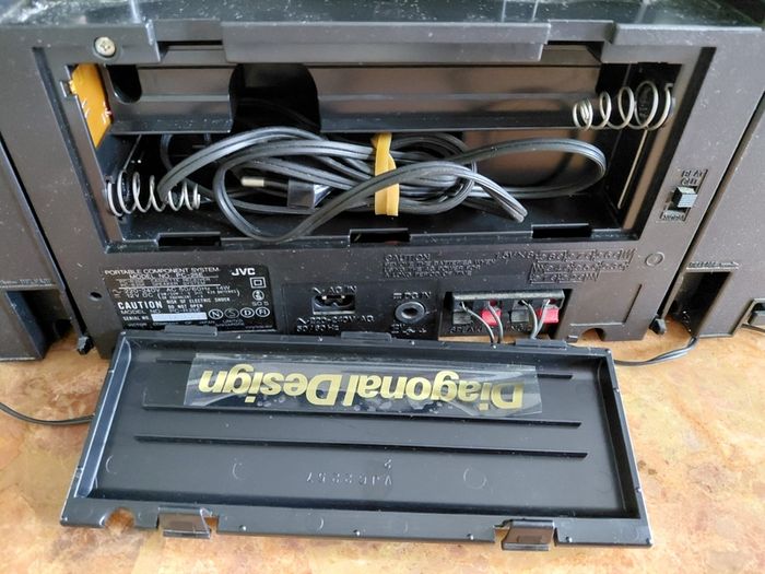 vintage JVC radio cassette PC-25E working