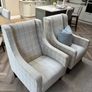 Pair of Bespoke Colefax & Fowler Wingback Armchairs Image 7