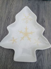 STANFORD Xmas Tree Serving Plate