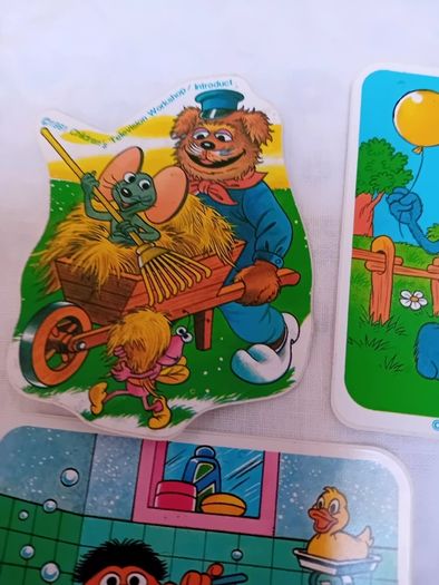 Vintage set of  Sesame Streets Stickers