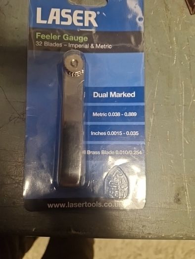 feeler gauge