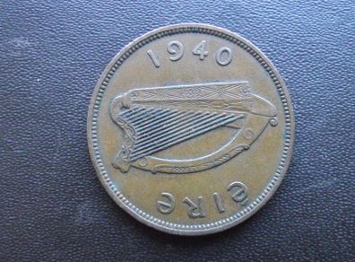 Irish Republic. One Penny (1940) Rare Year!
