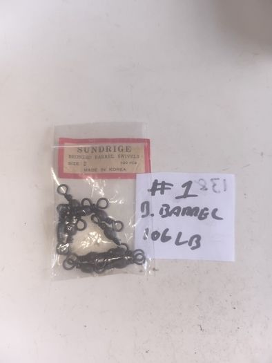 Large amount of Sundridge Korean made barrel swivels various sizes new old stock