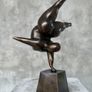 Balancing Lady (30cm) - Bronze Image 8