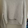 H&M Cream with Floral Pattern Knitted Style Jumper Image 2