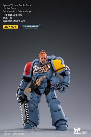 Warhammer 40k Joytoy 1/18 scale Marine Space Wolves Battle Hunter Pack Action figures