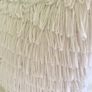 Kylie Minogue White Tassel Cushion Image 3
