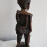African Tall Wooden Statue Image 2