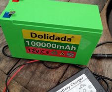 12V 10Ah Battery, lithium