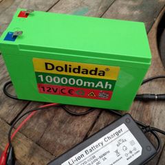 12V 10Ah Battery, lithium