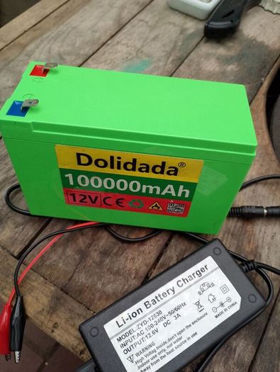 12V 10Ah Battery, lithium