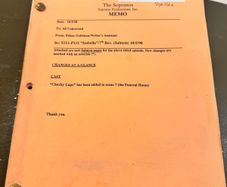 Sopranos original scripts