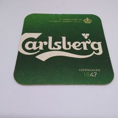 Carlsberg : Brewed With Passion - Beer Mat/Coaster