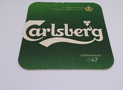 Carlsberg : Brewed With Passion - Beer Mat/Coaster