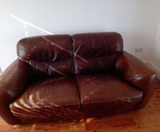 Two Seater Italian leather sofa