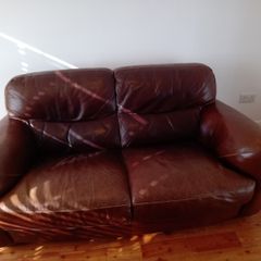 Two Seater Italian leather sofa