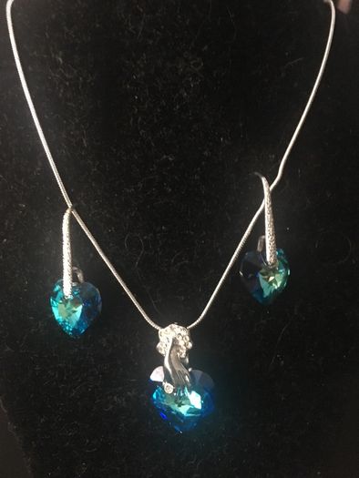 Pendant and Earrings