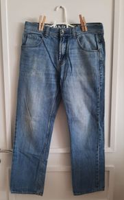 Maine Debenhams cotton denim jeans 32 waist and 28 leg unisex in very good condition see last two photos for exact measurements FREE STANDARD POSTAGE INCLUDED