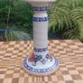 Beautiful Nicholas Mosse Tall Candlestick in the Popular but Discontinued Kilfane Rose Pattern, Circa 1996-2004, Number Two of Two Available Image 4