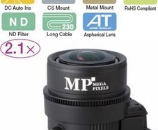 Fujinon 3MP Varifocal CCTV LensYV2.8X2.8SA-SA2 1/3" 2.8-8mm F1.2 DC Auto-Iris Vari-Focal CS-Mount CCTV Lens