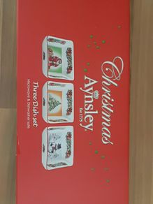 Aynsley Christmas Three Dish Set