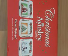 Aynsley Christmas Three Dish Set