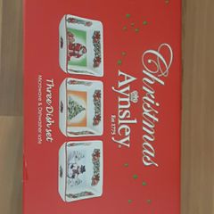 Aynsley Christmas Three Dish Set