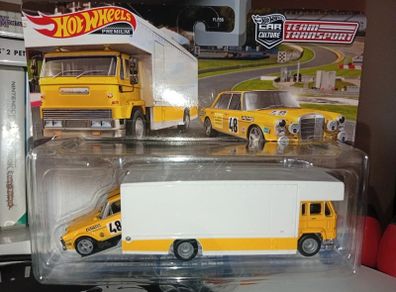 Hot Wheels Team Transport 39 Mercedes Benz 300 SEL 6.8 AMG Fleet Flyer Le Mans