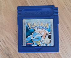Pokemon Blue Version Nintendo Game Boy French PAL Tested & Working