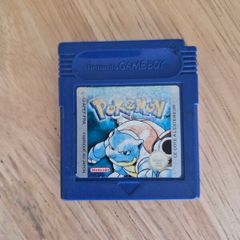 Pokemon Blue Version Nintendo Game Boy French PAL Tested & Working