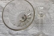 two vintage glasses