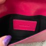 Zadig & Voltaire pink leather mini clutch bag new Image 4
