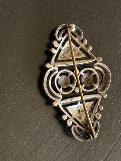 silver brooch