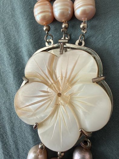 cultured freshwater baroque pearls necklace