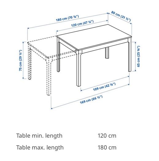 Dining Table | Two Chairs