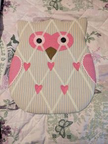 Pink Owl notice board