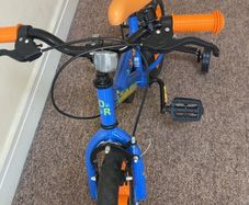 12 Inch Dinosaur Rider Bike Blue