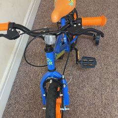12 Inch Dinosaur Rider Bike Blue