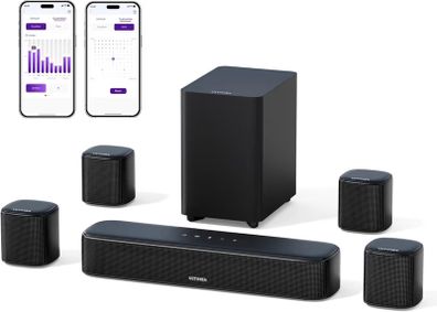 ULTIMEA 7.1ch Aura A40 Surround Sound System, Speakers & Sound bar